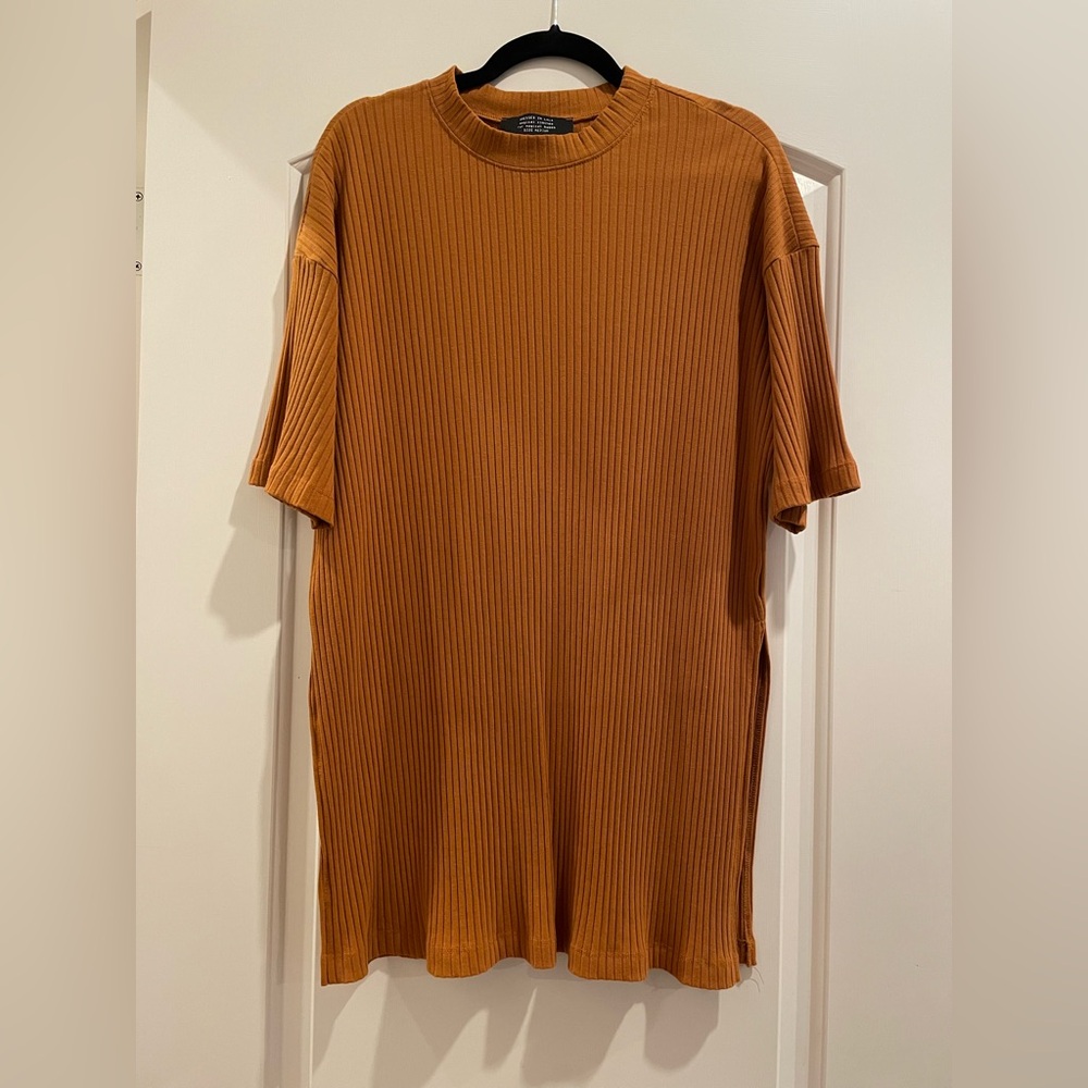Dressed in LALA pumpkin spice jumpsuit